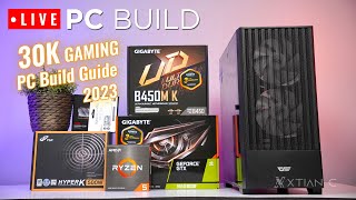 LIVE PC Build 30K Ryzen 5 5500 GTX 1660 Super B450M PC Build 2023 [upl. by Eeznyl]