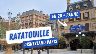 4K  POV RATATOUILLE  DISNEYLAND PARIS EN 2D  PANNE [upl. by Aube]