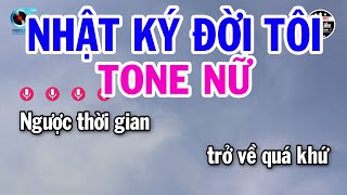 Karaoke Nhật Ký Đời Tôi Tone Nữ  Em  Nhạc Sống Mới  Karaoke Kim Liễu [upl. by Moorefield]