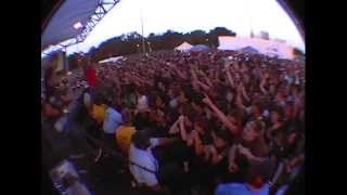 Underoath  Warped tour fullerton CA 20040702 security guard fight [upl. by Aniaz]