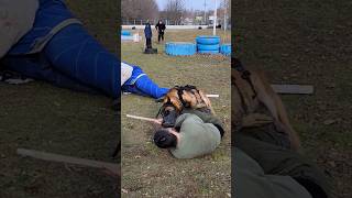 Police dog training😮 K9 Malinois attack in a muzzle GUARDODESSA Odessa Ukraine [upl. by Alesig]