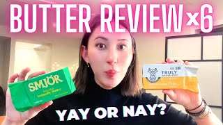 BUTTER REVIEW 6 Different Butters BEST amp WORST Carnivore Diet Taste Test Product Review [upl. by Ettari]