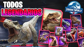 CONSIGUE a REXY INDOMINUS ALLORAPTOR y MÁS LEGENDARIOS Jurassic World Alive [upl. by Deirdra264]