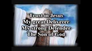 I Trust In Jesus Karaoke Original Key Always Glorify God [upl. by Helsa]