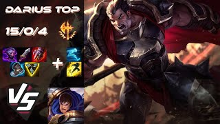 TOP Darius vs Garen  EU Grandmaster Patch 1423 [upl. by Innavoij]