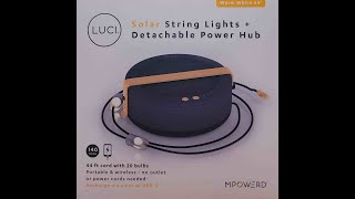 LUCI STRING LIGHTS SOLAR [upl. by Ykceb463]