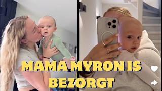 Mama Myron is bezorgt op baby Riven Knol [upl. by Fia]