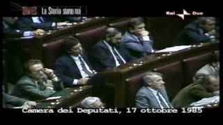 Crisi del governo craxiandreotti versa lacqua [upl. by Ahsiekim386]