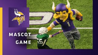 Mascots vs Kids Halftime Game  2022 Minnesota Vikings [upl. by Hazeefah724]