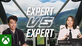 Real Pilot Takes Gamer on a check ride in Microsoft Flight Simulator  Expert VS Expert [upl. by Tolkan]