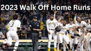 Every Walk Off Home Run in 2023 [upl. by Warring]