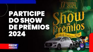 Santuário do Rocio segue com a venda das cartelas do Show de Prêmios 2024 [upl. by Assenej]