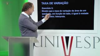 Cálculo I  Aula 09  Aplicações de derivadas  Taxa de variação [upl. by Alisa]