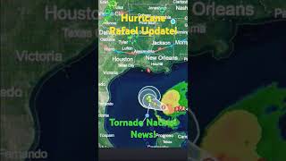 11824 Hurricane Rafael update By Storm Chaser Nathan Hester 1055 a m Cst [upl. by Siegel]