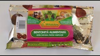 Limpezirea vinului in mod natural cu BENTONITA ALIMENTARA [upl. by Nivri823]