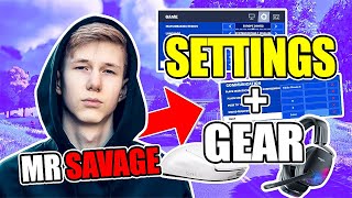 MrSavage Fortnite OG Settings his Sens and Setup  INSANE BUILD [upl. by Gavan483]