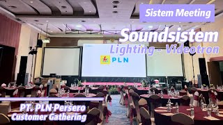 PLN UP3 Belitung Customer Gathering  Soundsistem Lighting Videotron Hingga Band [upl. by Eeneg]