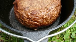 Dutch Oven Cooking  Pumpkin Bread [upl. by Eeladnerb989]