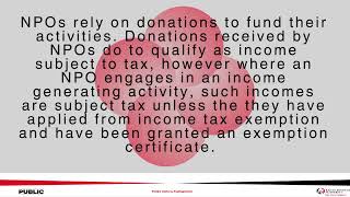 Do nonprofit organizations NPOs pay tax NPOs pay taxes [upl. by Anitrak]