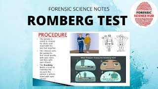 Romberg test  Field sobriety test  Standardized field impairment test  Forensic science notes [upl. by Nitniuq]