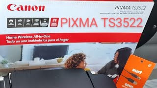 CANON SCANNER PIXMA TS3522 TS3500 SERIES REVIEW [upl. by Fernald]