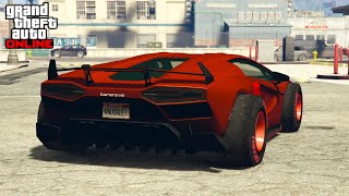 Pegassi Torero XO on F1 wheels GTAV PS4 [upl. by Aneres281]