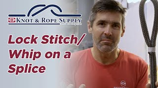 Lock Stitch on a Splice [upl. by Utimer]