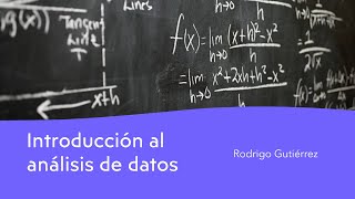 01 Introducción al análisis de datos [upl. by Etireuqram472]