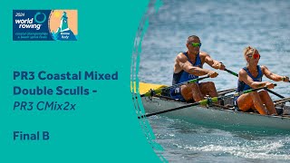 2024 World Rowing Beach Sprints Finals  PR3 Coastal Mixed Double Sculls  Final B [upl. by Karub]