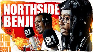 NorthSideBenji  Fire In The Booth pt2 [upl. by Langelo800]