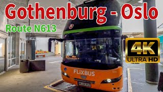 Flixbus ride from Gothenburg to Oslo [upl. by Naasah]