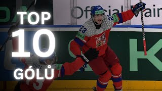 TOP 10  GÓLŮ ČESKA NA MISTROVSTVÍ SVĚTA 2024 [upl. by Yumuk]