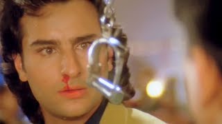 Saif Ali Khan arrested and put in jail  Dil Tera Diwana  Bollywood Scene 814 [upl. by Benetta]