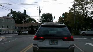 The Drive To Kennebunkport Maine Dash Cam Drivelapse [upl. by Nevarc229]