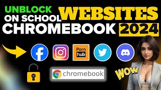 how to unblock websites on school chromebook 2024 [upl. by Arvie]