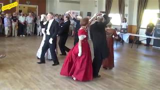 Historical dance  Pas dEspagneBorgå salongsdansare 16062018 [upl. by Maidy]