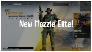 NEW Mozzie Elite Showcase  Castle NA Six Major Set Rainbow Six Siege [upl. by Erinna]