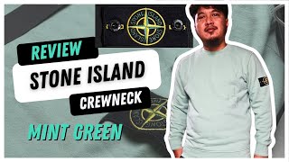 Crewneck Stone Island Mint Green Spring Summer 2024 [upl. by Marie]