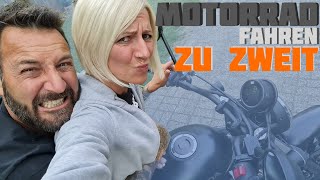 Motorrad Fahren zu Zweit  Wie geht das [upl. by Etnad]