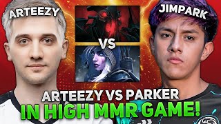 ARTEEZY on DROW RANGER vs PARKER on SHADOW FIEND in HIGH MMR GAME [upl. by Fusco]