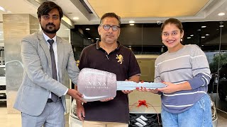 Bought New Maruti Suzuki Baleno 🧿  NEXA Showroom Noida  New Car  Family Vlog  Meghna Handoo [upl. by Brenton123]