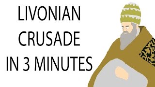 Livonian Crusade  3 Minute History [upl. by Noirb]