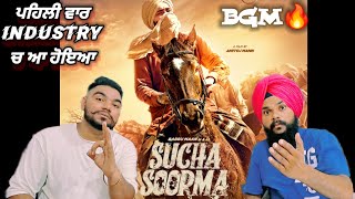 Reaction By Sucha Soorma Babbu Maan Theme Music  New Punjabi Movie 2024 Releasing on 20 Sep [upl. by Eerac]