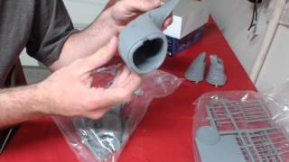 Opening of the Pegasus Hobbies Great White Shark kit [upl. by Tunk164]