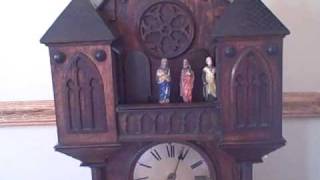 Rare Black Forest GHS Apostle Clock Automaton wwwblackforestclocksorg [upl. by Eiramassenav318]