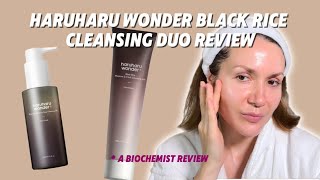 HaruHaru Wonder Black Rice Cleansing Duo Review  by a biochemist [upl. by Therine]