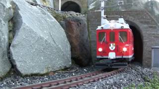 Rh B Gartenbahn Jahresendfahrtag 30122016 auf der KGB [upl. by Leahcimnoj]