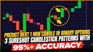 How To Predict Next 1 min Candle In Binary Options Trading  3 Sureshot Candlestick Patterns [upl. by Durant]