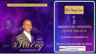 Official Homegoing Service for Bishop Clovis Tracey [upl. by Ilah]