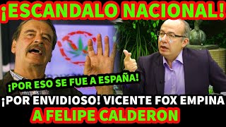 ¡ESCANDALO NACIONAL POR ENVIDIOSO VICENTE FOX EMPINA A CALDERON [upl. by Krein]